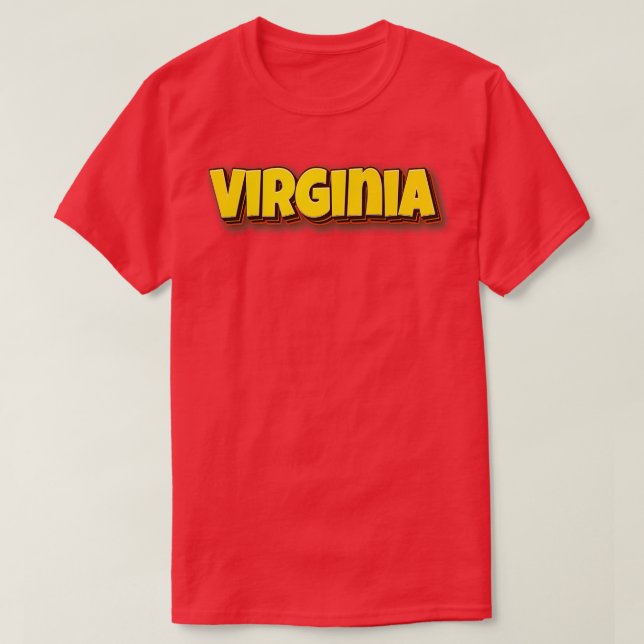 Virginia T Shirt (Design framsida)