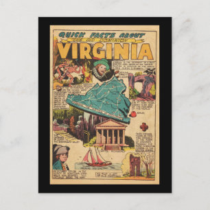 Virginia the Old Dominion Vykort