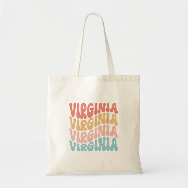 Virginia Tote Bag Tygkasse (Framsidan)