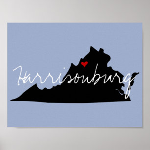Virginia Town Poster
