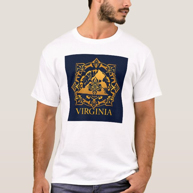 Virginia Tshirt V04 T Shirt (Framsida)