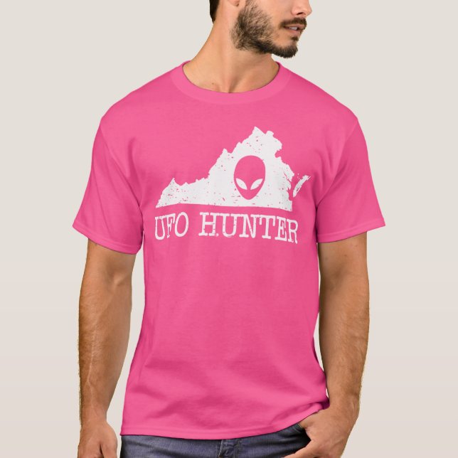 Virginia Ufo Hunter T Shirt (Framsida)