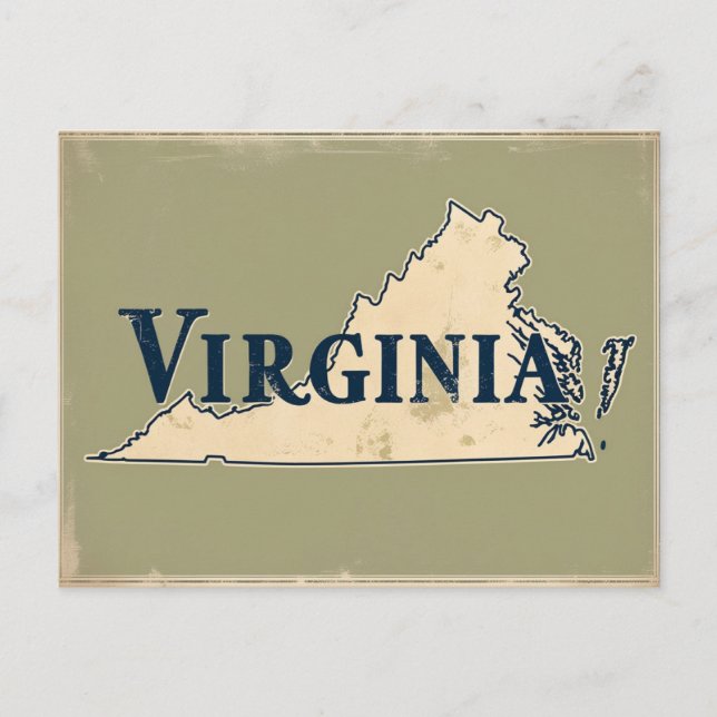 Virginia, USA Vykort (Framsida)