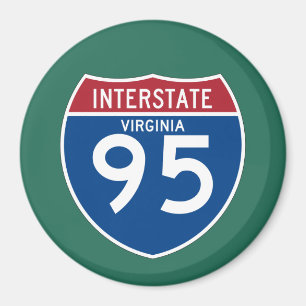 Virginia VA I-95 skyddar den Interstate huvudväge Magnet