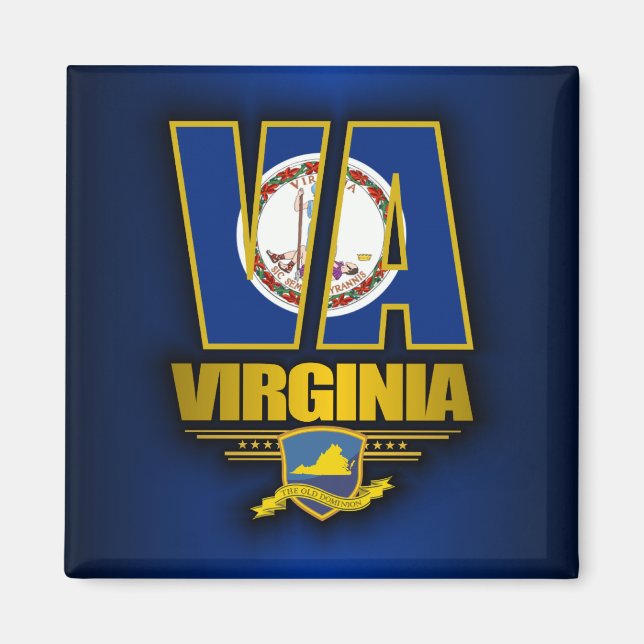 Virginia (VA) Magnet (Framsidan)