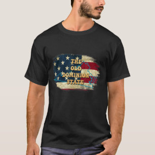 Virginia Va Us Flagga Motto T Shirt