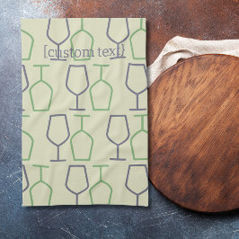 Virginia Wine Glass Kitchen Towels Kökshandduk