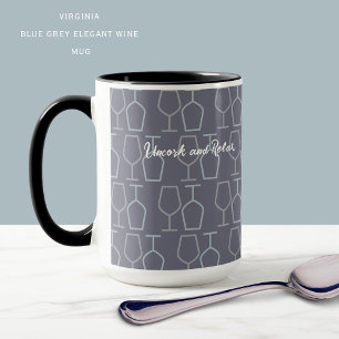 Virginia Wine Lover Mugg Kork Skruven Ut & Slapp