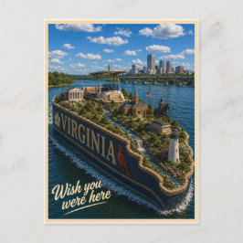 Virginia | Wish You Were Here | Statserie Vykort