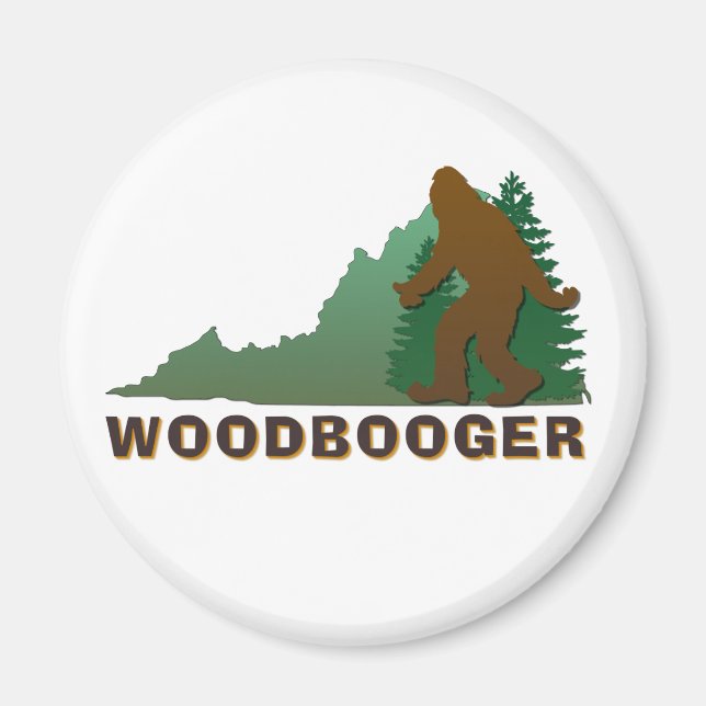 Virginia Woodbooger Magnet (Framsidan)