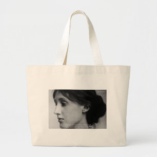 Virginia Woolf "Älska Hösten" Kärlekscitat Gåvor Jumbo Tygkasse