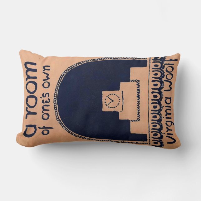 Virginia Woolf Bok Cover A Room of One's Own Lumbarkudde (Framsida)