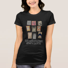 Virginia Woolf Bok Jacka T-shirt