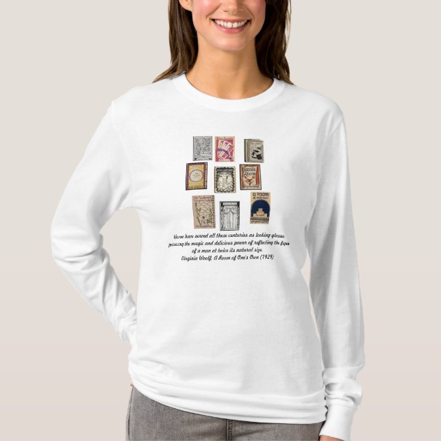 Virginia Woolf Bokar Tee (Framsida)
