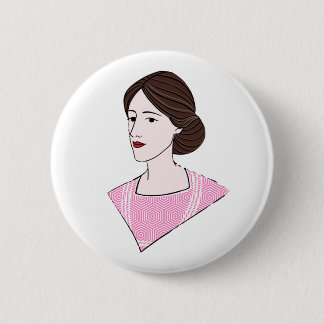 Virginia Woolf Button Pin Knapp