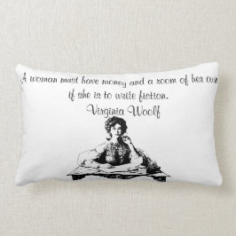 Virginia Woolf citat Lumbar Pillow Lumbarkudde