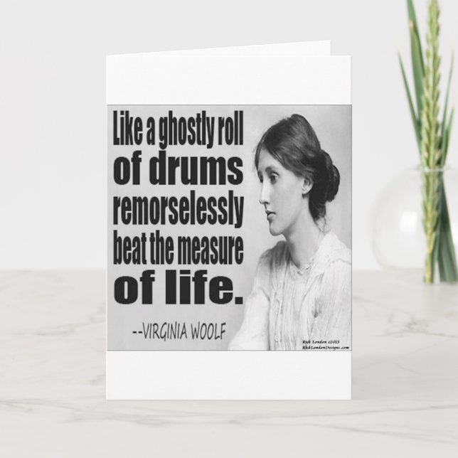Virginia Woolf Gholyst Roll Quote Kort (Framsida)
