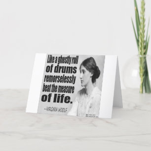 Virginia Woolf Gholyst Roll Quote Kort