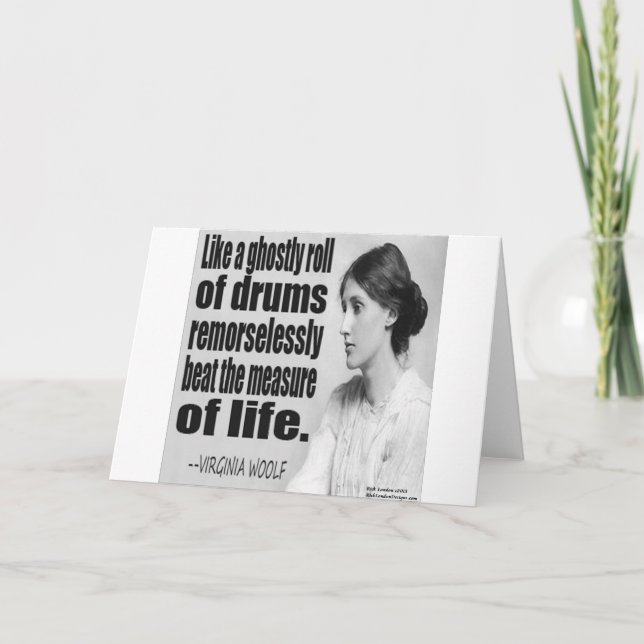 Virginia Woolf Gholyst Roll Quote Kort (Framsida)