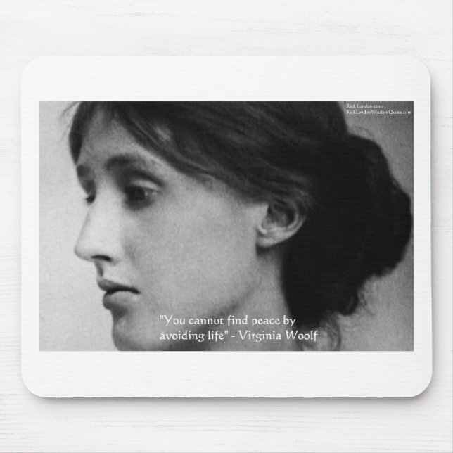 Virginia Woolf "Hitta frid" Visdomspresenter Musmatta (Framsidan)