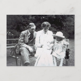 Virginia Woolf med Clive och Julian Bell, 1910 Vykort