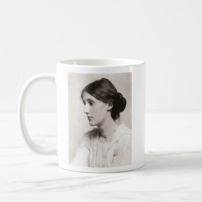 Virginia Woolf porträtt 1902 Kaffemugg (Vänster)