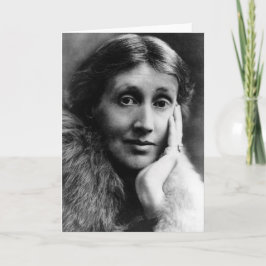 Virginia Woolf Porträtt Kort