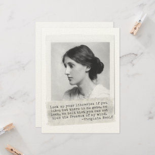Virginia Woolf Quote - Ikoner för kvinnors histori