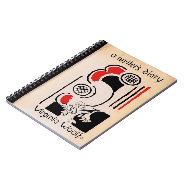 Virginia Woolf Vanessa Bell Cover A Writers Diary Anteckningsbok (Vänstra Sidan)