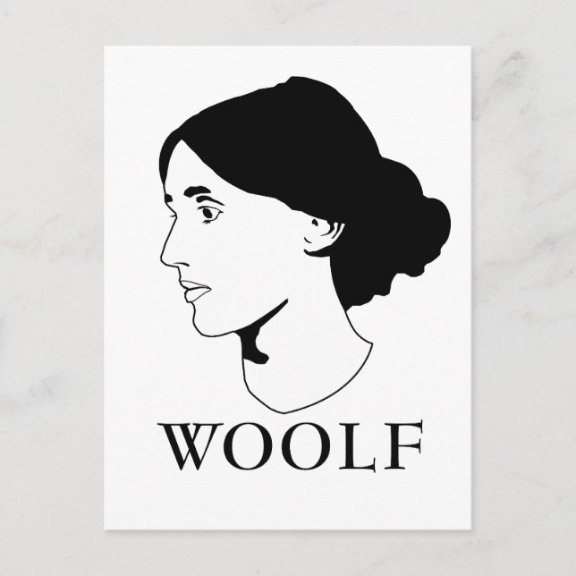 Virginia Woolf Vykort (Framsida)