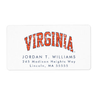 Virginia Wordmark Distressed Fraktsedel