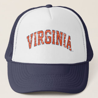 Virginia Wordmark Distressed Keps