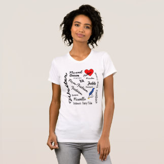 Virginia Wright Writer-Author-Novelist T Shirt