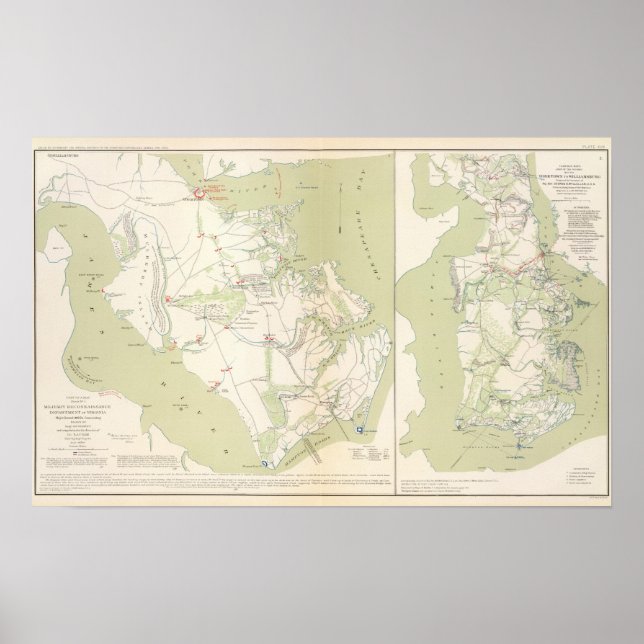 Virginia, Yorktown till Williamsburg Poster (Framsidan)