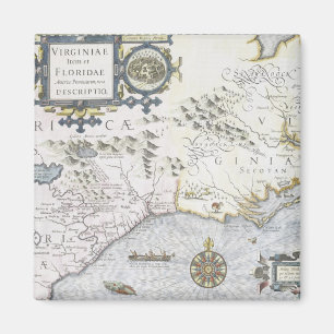 Virginiae objekt- et Floridae Americae Magnet