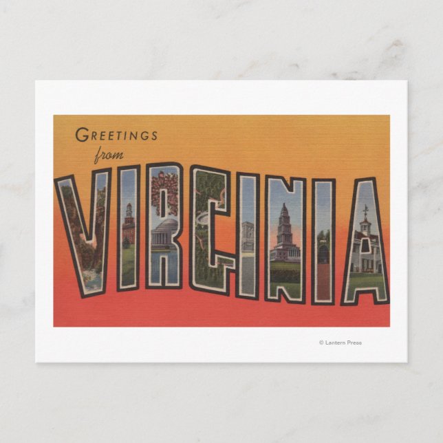 VirginiaLarge Brev ScenesVirginia 3 Vykort (Framsida)