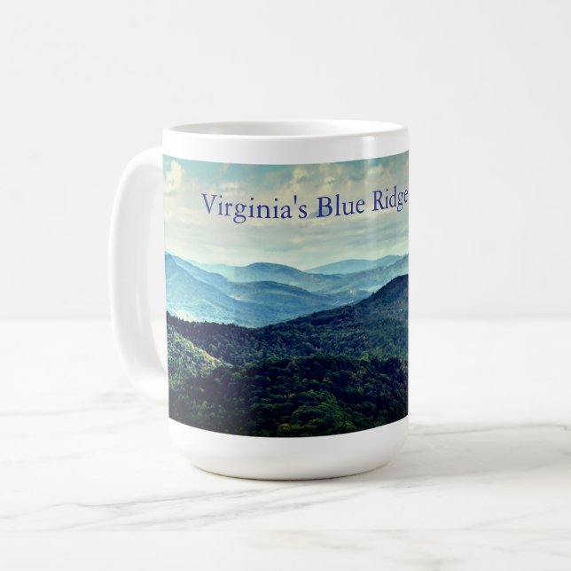 Virginia''s Blue Ridge Mountains fotomugg Kaffemugg (Framsida vänster)