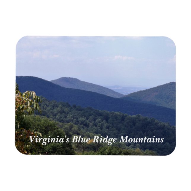 Virginia's Blue Ridge Mountains Magnet (Horisontell)