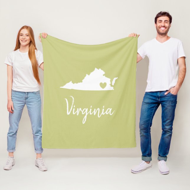 Virginias hemstat fleece filt (På plats)