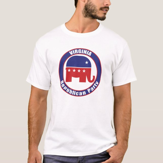 Virginias republikanska parti tee (Framsida)