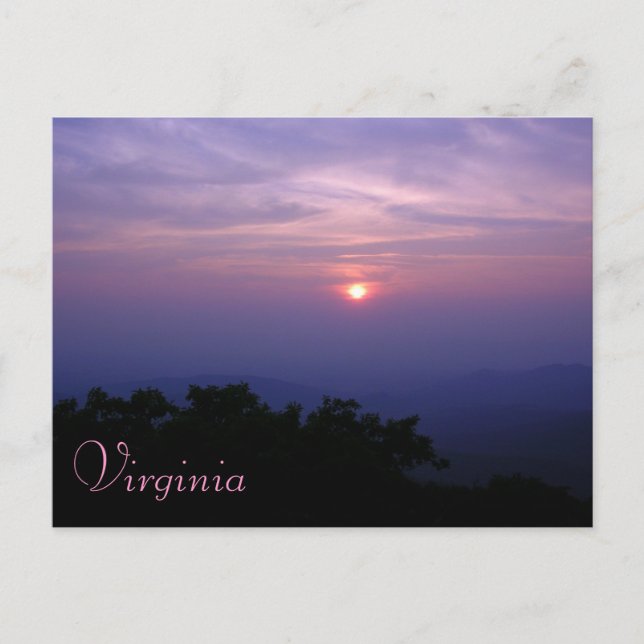 Virginia's Shenandoah Valley Postcard Vykort (Framsida)