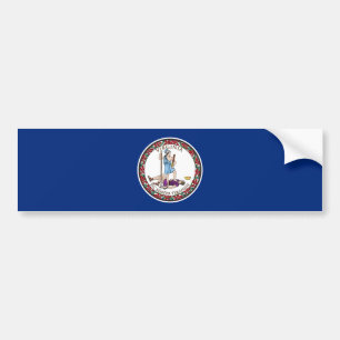 Virginias statsflagga bildekal