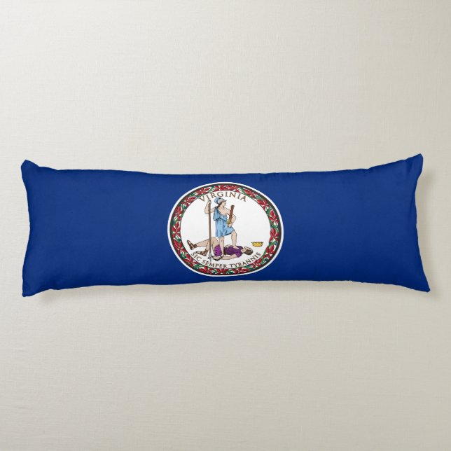 Virginias statsflagga kroppskudde (Baksidan)