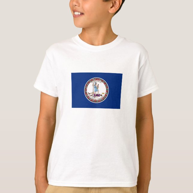 Virginias statsflagga t shirt (Framsida)