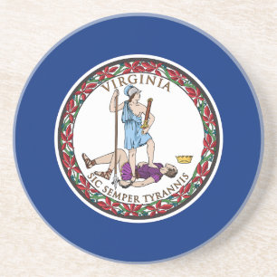 Virginias statsflagga underlägg