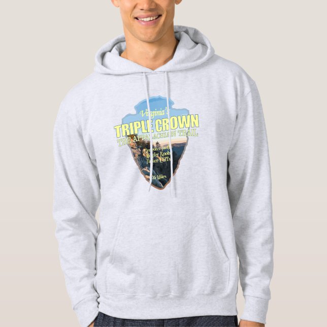 Virginia's Triple Krona (pilhuvud) Hoodie (Framsida)