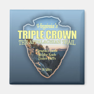 Virginias Triple Krona (pilhuvud) Magnet