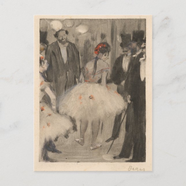 Virginie och Marquis Cavalcanti Vykort (Framsida)