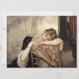 Virginie (Parisian Woman) (av Albert Edelfilt) Kort