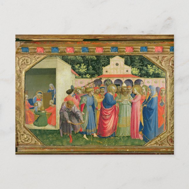 Virgins födelse och Giftermål Vykort (Framsida)